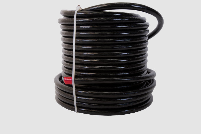 Aeromotive PTFE SS Braided Fuel Hose - Black Jacketed - AN-06 x 16ft 15335