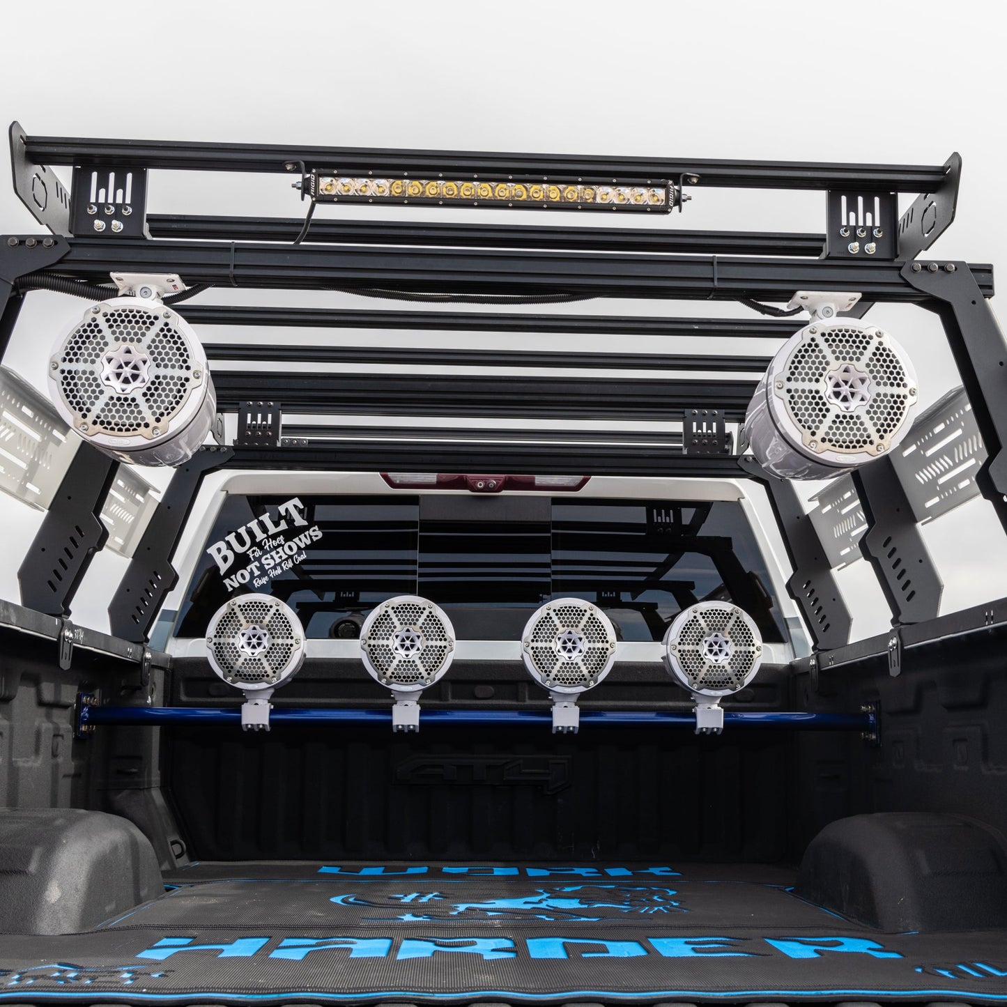 NXL 6.5" Neodymium Marine and Powersports Towers with Built-in Passive Radiator, 1" Driver and LED RGB Lights 150 Watts Rms