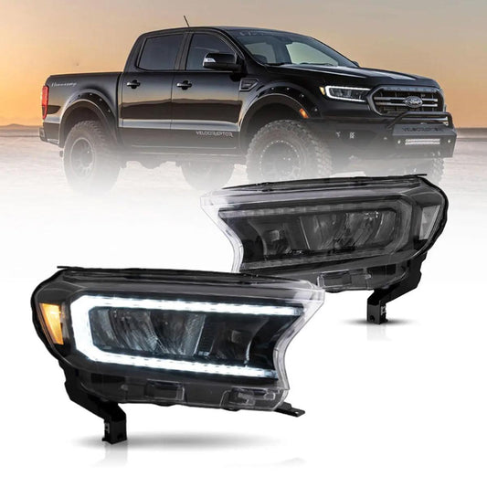 LED Headlight Assembly Reflection Bowl For 2019-2021 Ford Ranger [US Types]