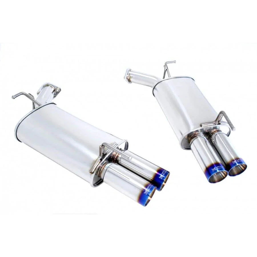 Megan Racing Axle-Back Exhaust for 2006-2010 Infiniti M35/M45 Dual 2.5" Tips Stainless Steel MR-ABE-IM05