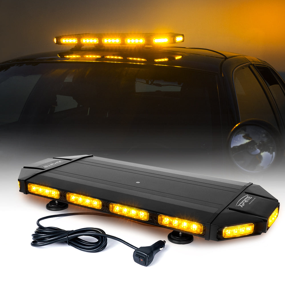 Mini LED Rooftop Strobe Light Bar with Magnetic Base | Blaze 2.0