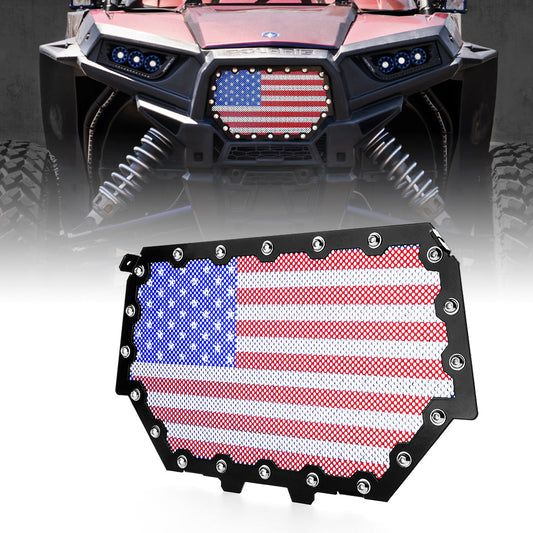 Xprite Polaris RZR Black Steel Mesh Grille 2014-2018 Polaris RZR S 900