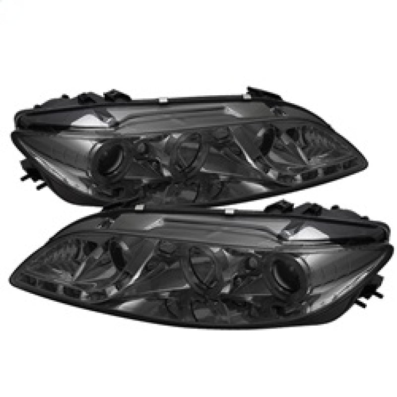 Spyder Mazda 6 03-05 With Fog Lights Projector Headlights LED Halo DRL Smke PRO-YD-M603-FOG-DRL-SM 5042545