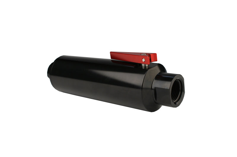 Aeromotive ORB-12 Shutoff Valve Fuel Filter