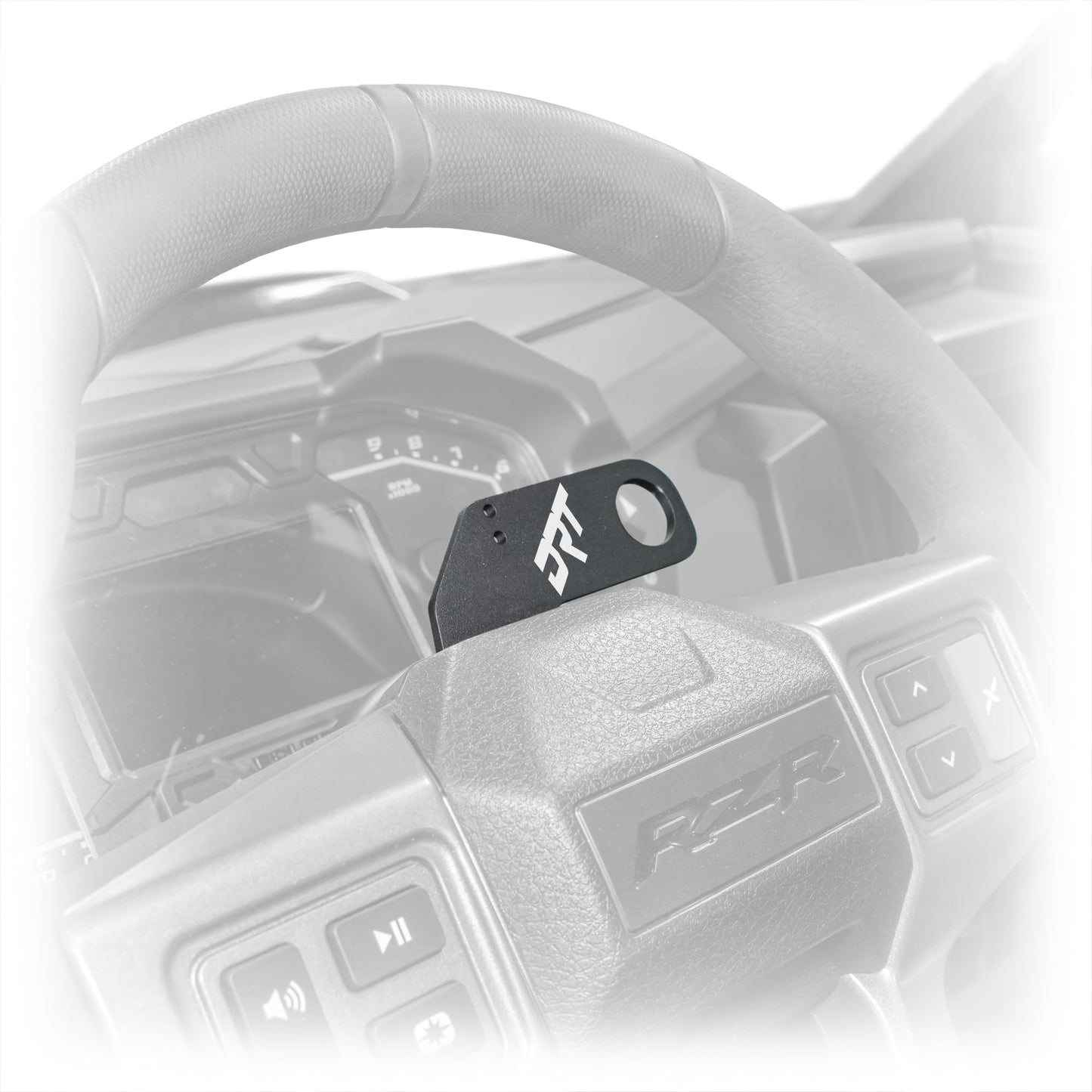 Polaris RZR 2020+ Steering Wheel Single Push-To-Talk Plate