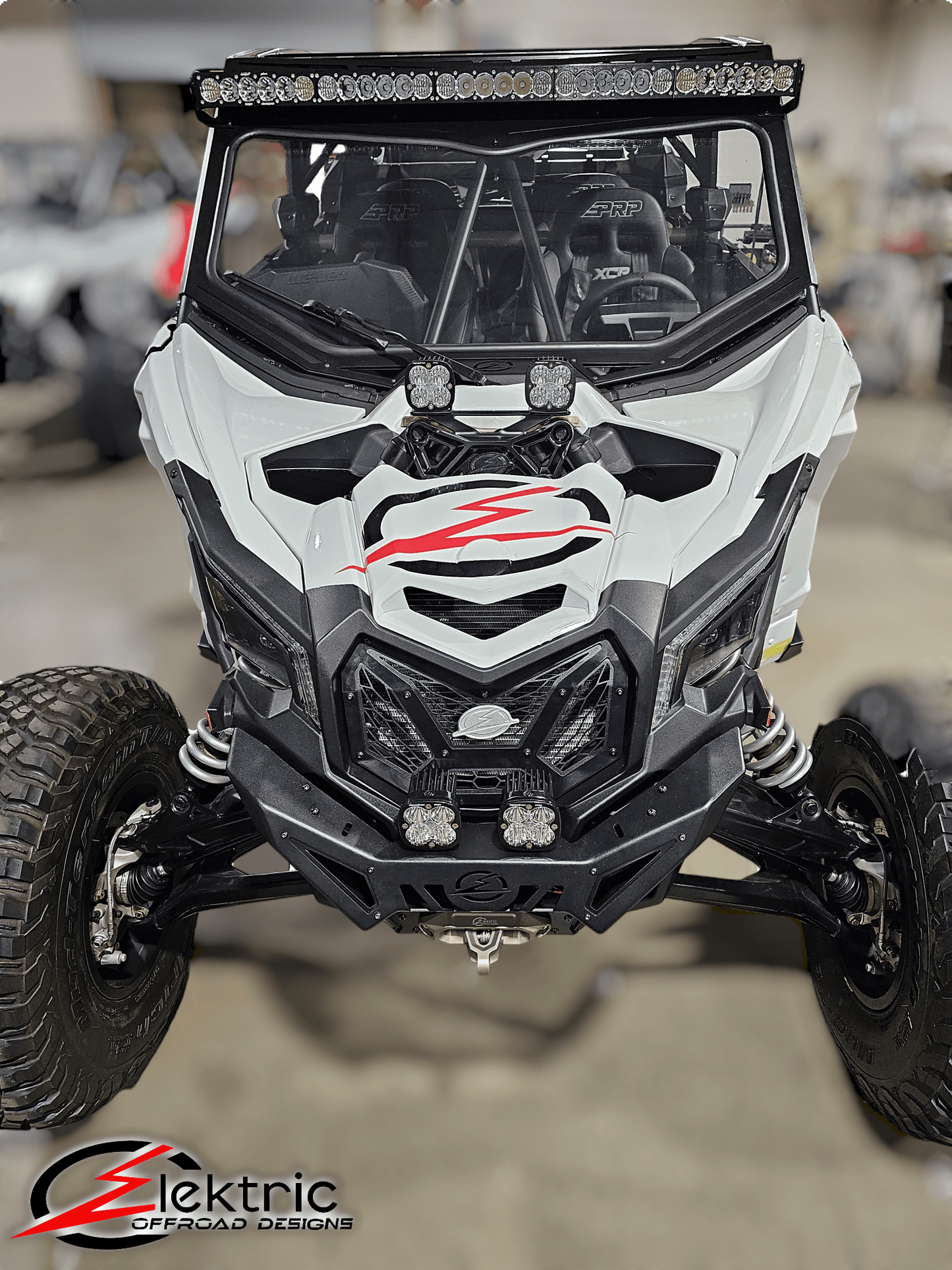 Elektric Offroad Upper Shock Mount Brace & light mount for Can-Am X3