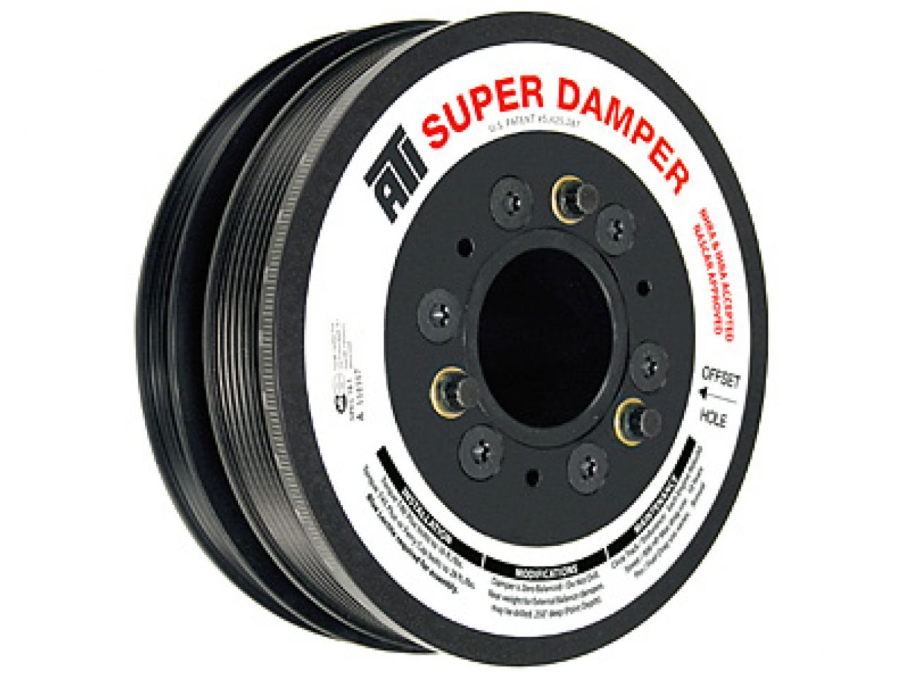 ATI Performance Products Damper - 7 - Al - 8 Serp Grv - Ls7 Y Body Oem Size W/ac