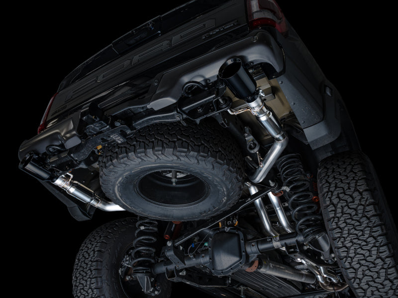 AWE Tuning AWE Gen 3 Ford Raptor SwitchPath Exhaust  - Diamond Black Tips 3025-33356