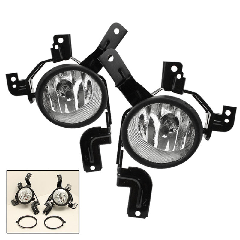 Spyder Honda CRV 07-09 OEM Fog Lights W/Switch Clear FL-HCRV07 5021021