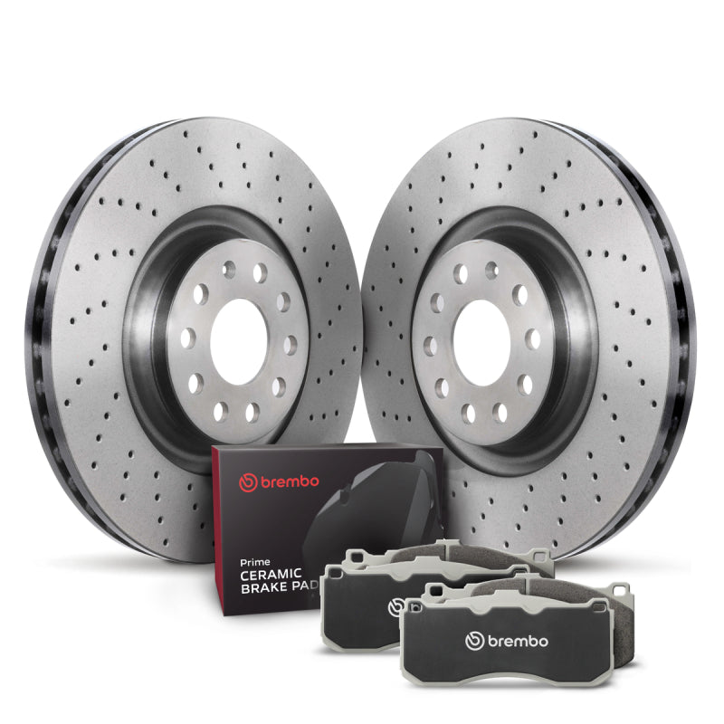 Brembo OE 12-13 Volkswagen Golf R/10-21 GTI Rear Disc Brake Kit KTX0155