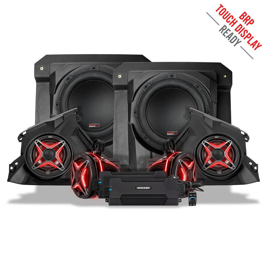 2024 Can-Am® Maverick R, Phase-5 V-Spec 1650watt 6-Speaker System