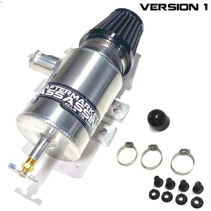 Aftermarket Assassins Oil Catch Can for 2016-21 RZR XP Turbo / Turbo S / Pro XP