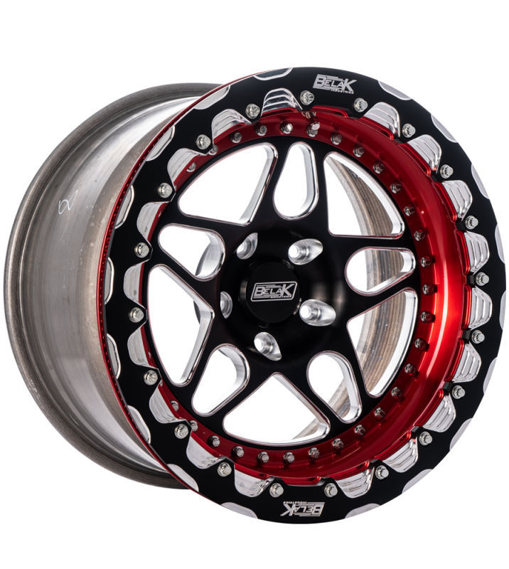 Belak Wheels Belak 13x11/5in BS/5x114.3 BP/High Pad Series 3 Wheel - Double Beadlock Billet (Small Brake Kit Req) 13115114S35BS-BLT