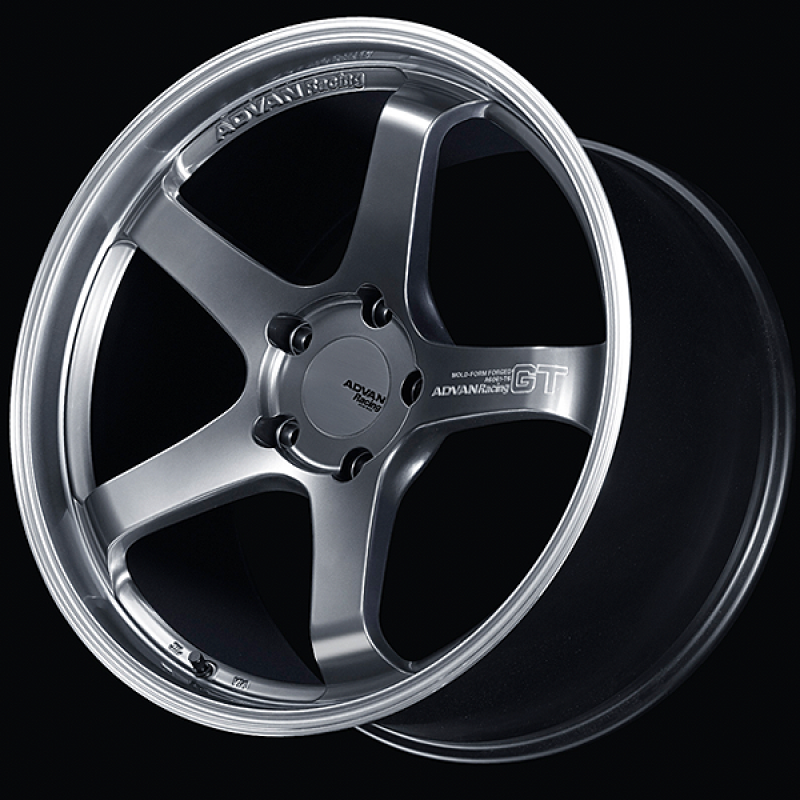 Advan GT for Porsche 19x11.0 / +45 Off / 5x130 / 71.6mm Bore / Machining and Hyper Platinum Black YAQ9M45PMPB