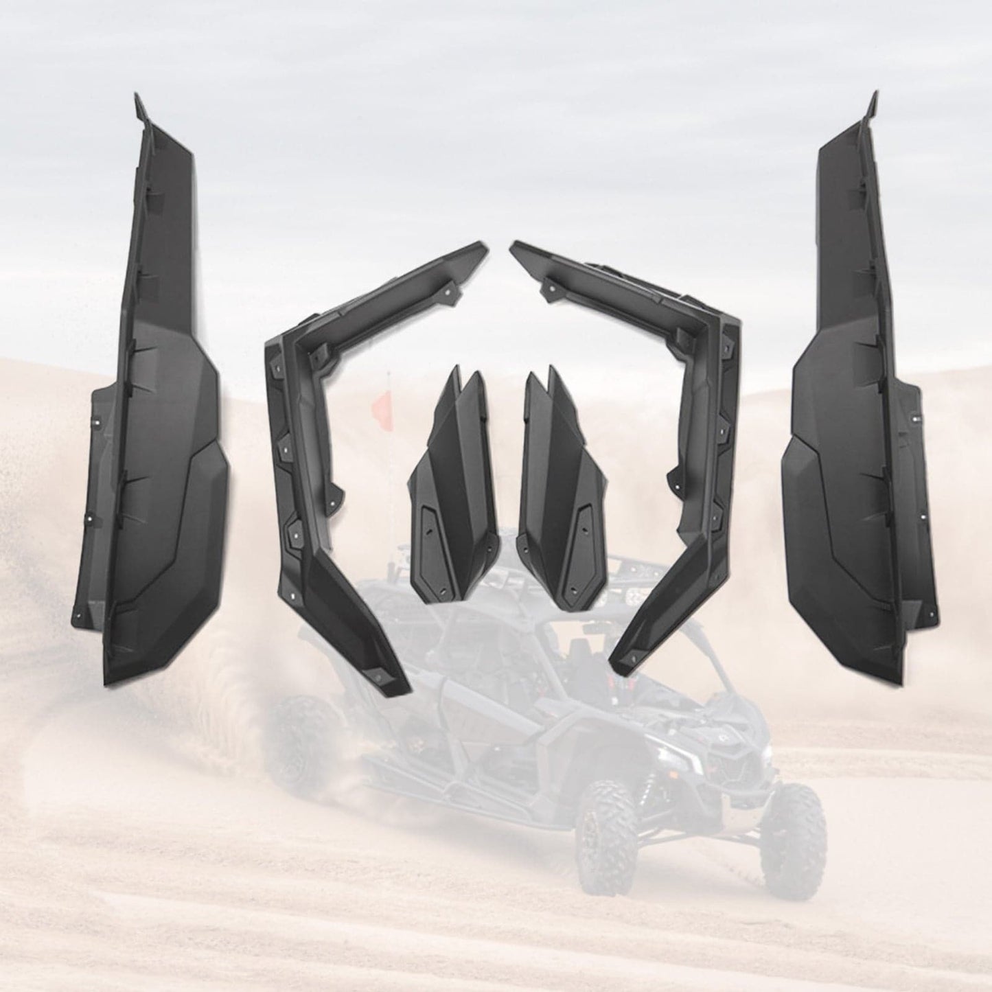 Kemimoto Fender Flares Maverick X3 / X3 Max