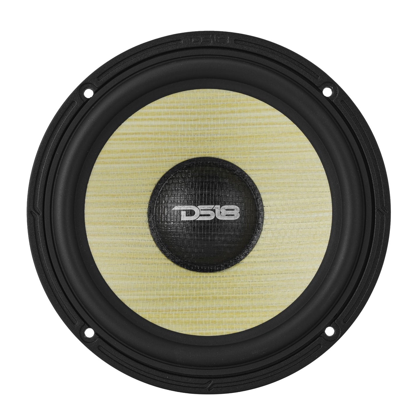 DXQ 6.5" 3-Way Component Speaker Set with Yellow Straw + Composite Foam Cone | 150W RMS 4-Ohm