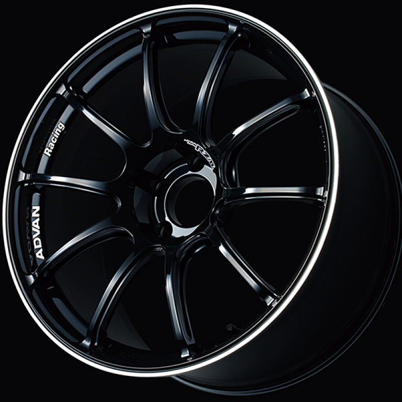 Advan RZII 16x5.5 / +45 Offset / 4x100 / 63mm Bore / Racing Gloss Black and Ring YAZ6B45AB