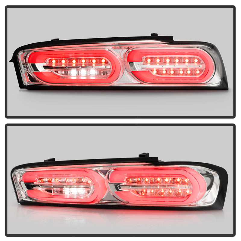 Spyder Chevy Camaro 16-18 (Do Not Fit Halogen Model) LED Tail Lights Chrome ALT-YD-CCAM16LED-SEQ-C 5087249