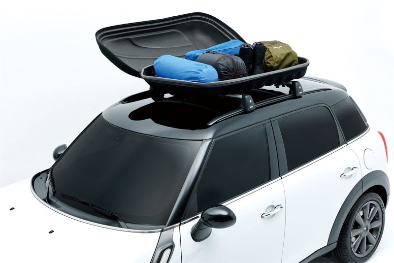 3D MAXpider Shell Roof Box With Rack Size L 47INX31INX10In (120X80X26Cm) Brown 6064L-18