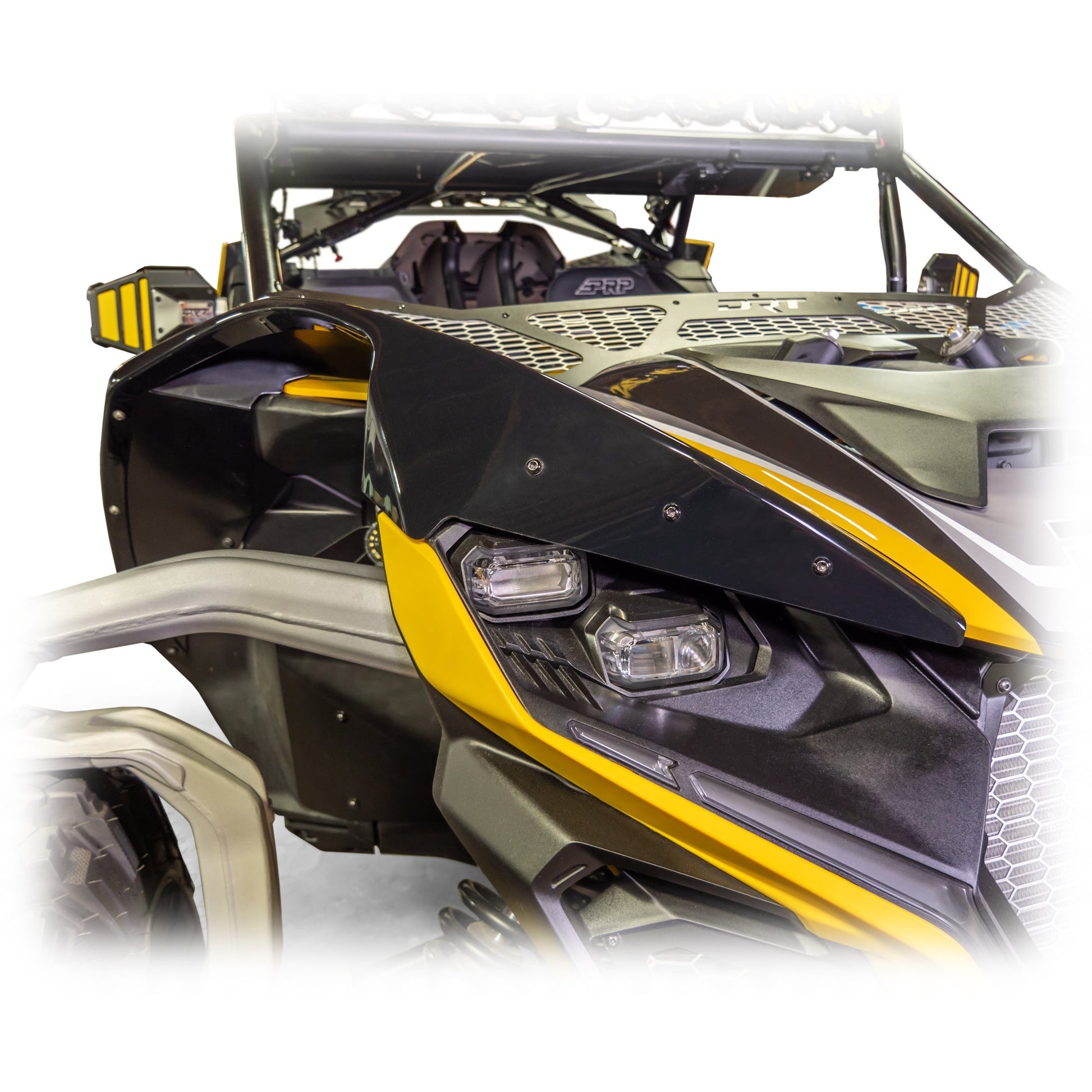 Front fender kit for 2024+ Maverick R with corrosion-resistant stainless steel hardware
