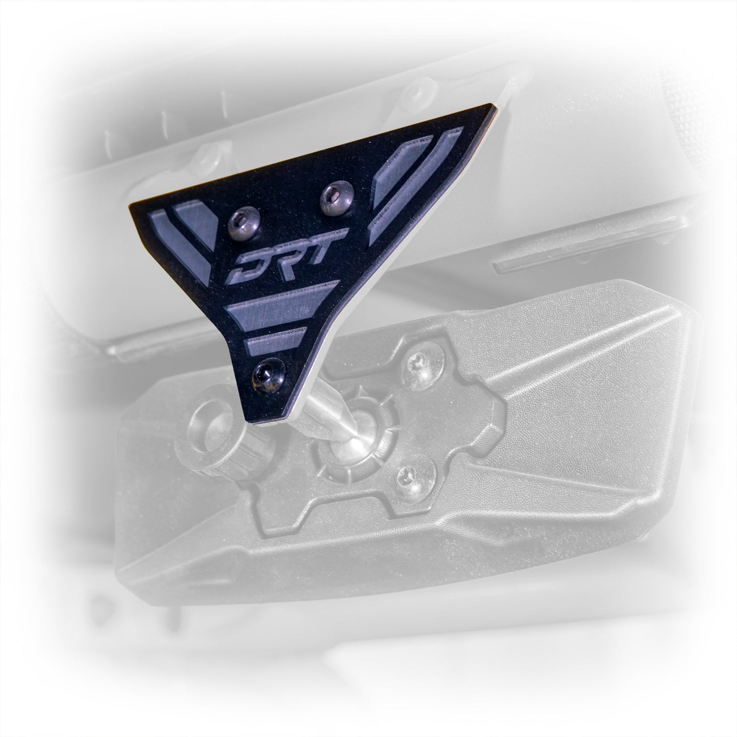 DRT Can-Am Maverick X3 / R Center Mirror Tab Cover Plate for OEM Cage 