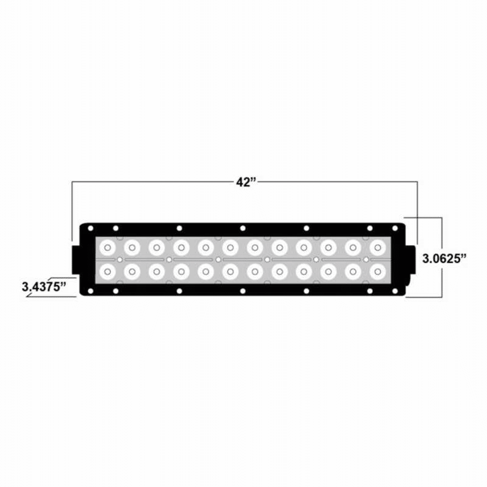 Dual Row 42" Light Bar