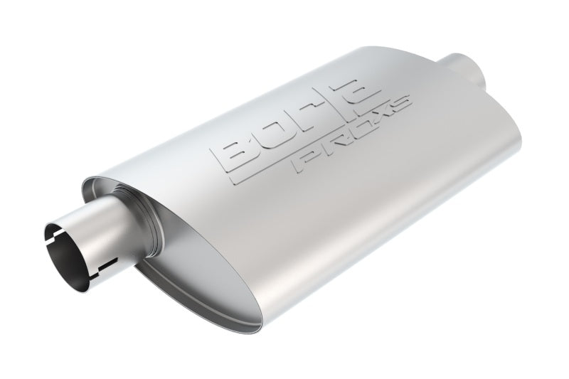 Borla Universal 2-1/4, 2-1/4 14x7-7/8 x 4-1/4 w/ Notch PRO-XS Muffler 400479