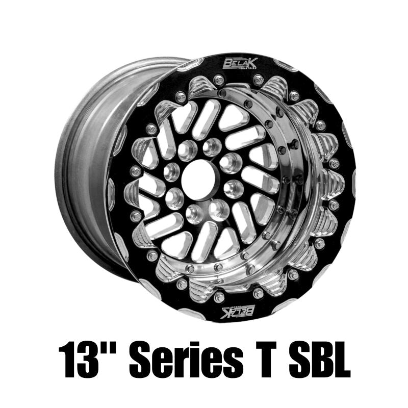 Belak Wheels Belak 13x11 / 5in BS / 4x100 BP / High Pad / Series Twisted Wheel - Double Beadlock 13114100ST5BS-DBL