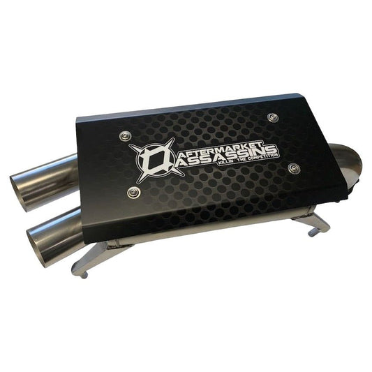 AA Stainless Slip-On Exhaust for RZR Pro XP / Turbo R