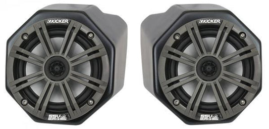 2016-2020 Polaris General Kicker 2-Speaker Plug-&-Play System for Ride Command