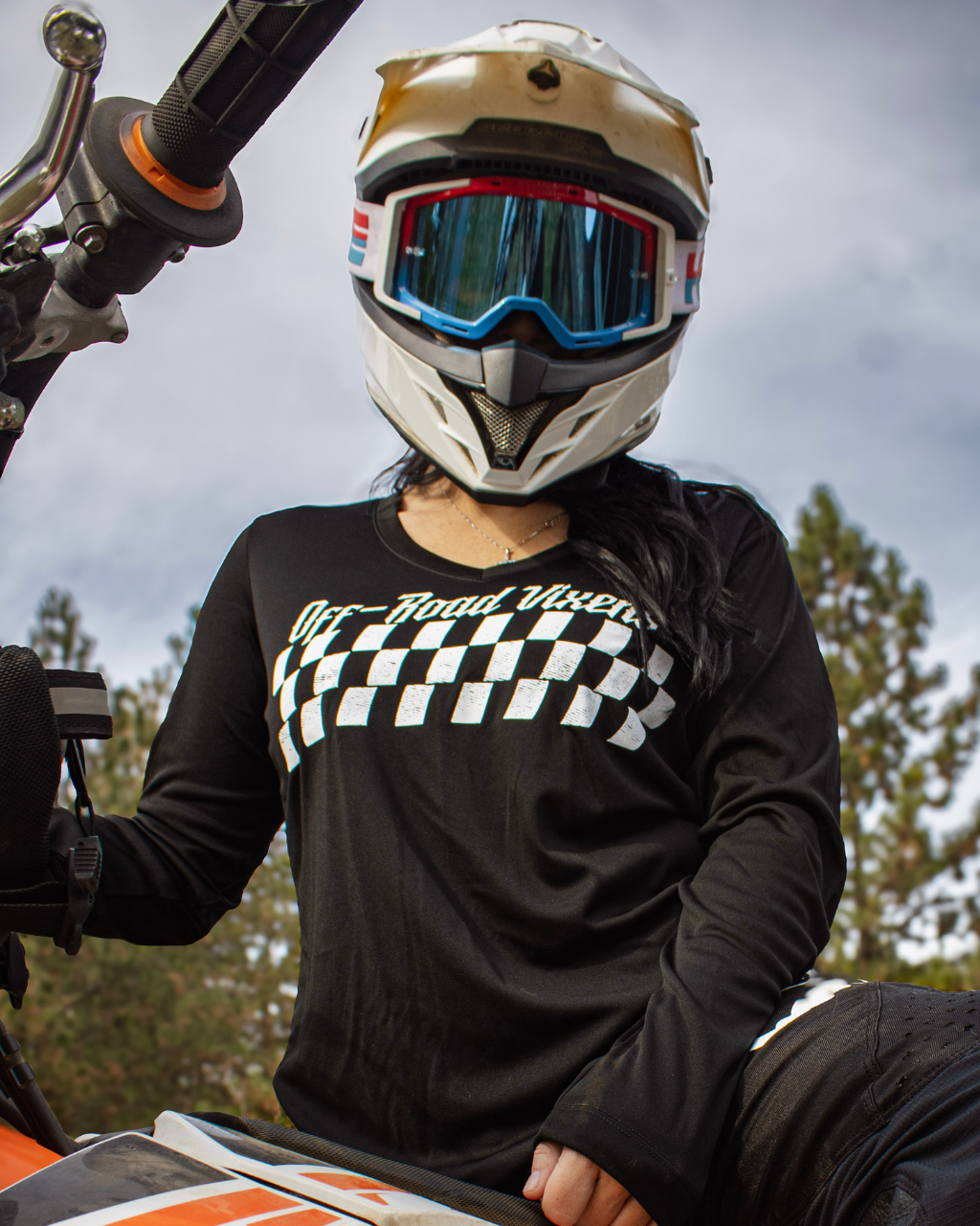 Checkered Flag Lightweight Jersey/Tech Tee