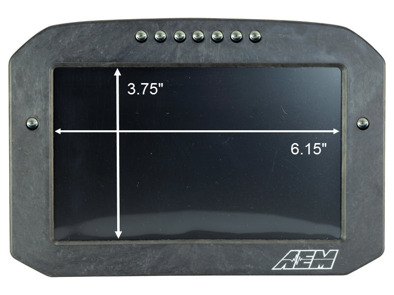 AEM Electronics Flat Panel Display Kit, CD-7 Carbon
