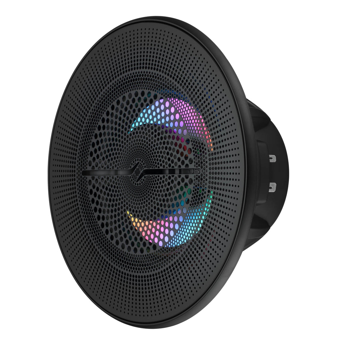 Luxury 6.5” 2-Way Marine Coaxial Speaker with Digital LED Lights and Flush Magnetic Mount Grille | 150W RMS 4-Ohm