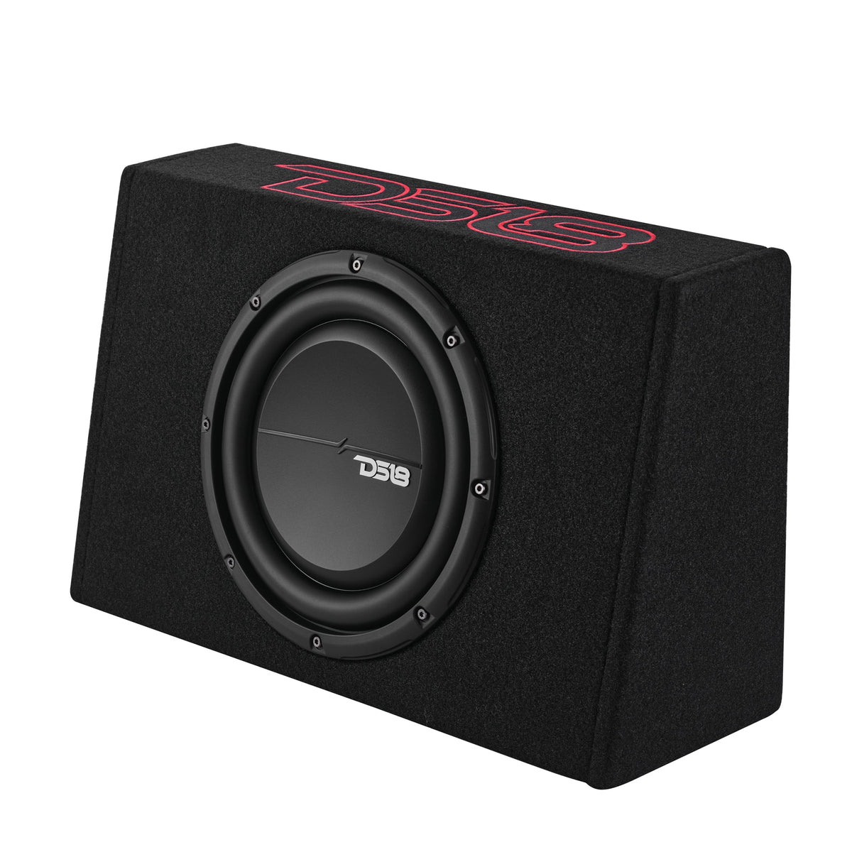 10” Amplified Shallow Subwoofer Enclosure for Pickup Trucks