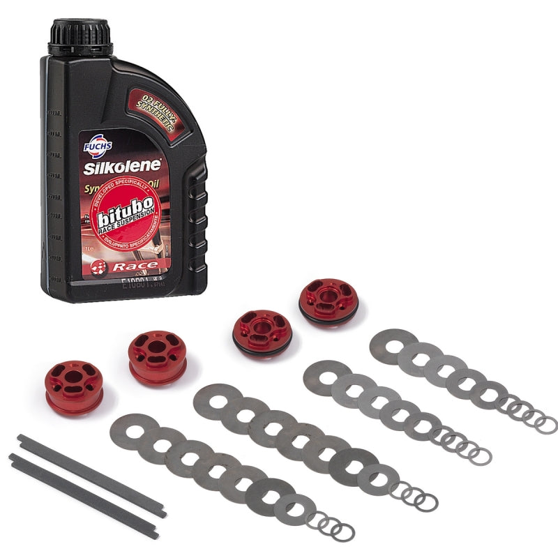 Bitubo Suspension Bitubo KFORK Kit Fork: Rebound-Compression Pistons, Shims,  + 1 Lt. Oil KFORK005