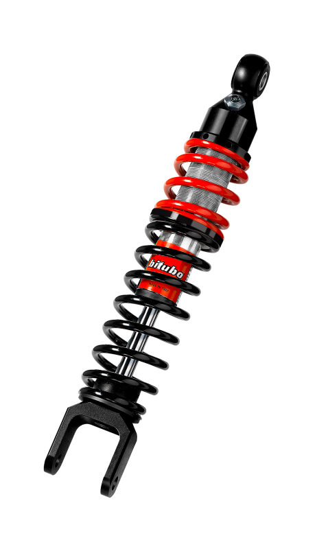 Bitubo Suspension Bitubo YXB5 Monoshock Rear Adjustable: Spring Preload, Length +20mm, Red And Black Springs SC044YXB51