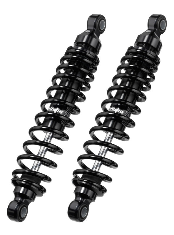 Bitubo Suspension Bitubo WMB0 Twinshocks Adjustable: Spring Preload, Length 371mm, Dark Edition G0007WMB02V2