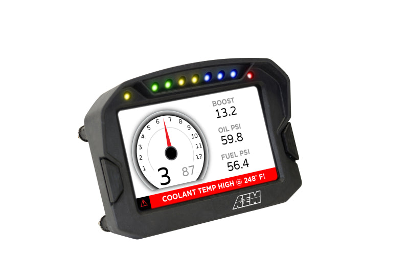 AEM CD-5G Carbon Digital Dash Display w/ Interal 10Hz GPS & Antenna 30-5602
