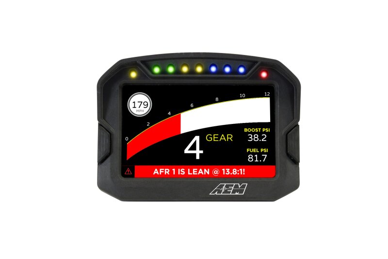 AEM CD-5G Carbon Digital Dash Display w/ Interal 10Hz GPS & Antenna 30-5602