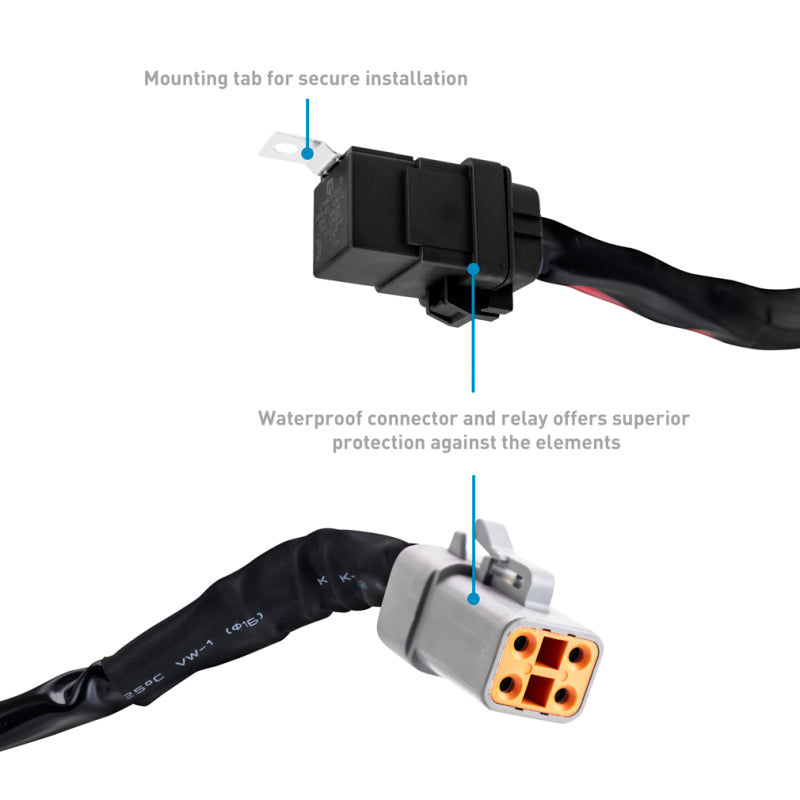 Borne Off-Road Light (Kit of 2) 7in Round BNLT-RD7-2