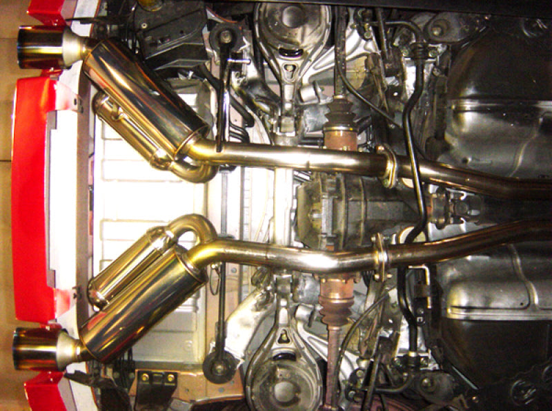 HKS Full Dual Hi-Power Titanium Tip Catback Exhaust