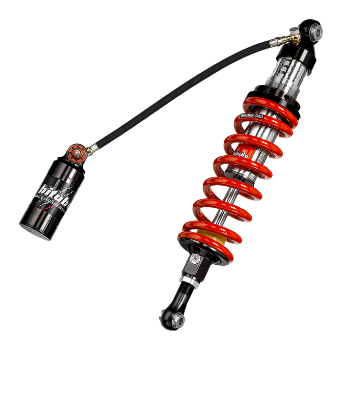 Bitubo Suspension Bitubo CLU1 Monoshock Adjustable: Spring Preload, Rebound, Double Compression, Length, Red Spring C0020CLU11