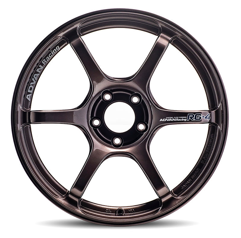 Advan RG-4 18x8.5 +44 5-100 Racing Copper Bronze Wheel YA48H44DCB