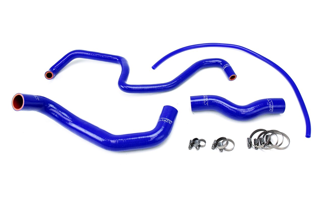 HPS Performance HPS Blue Reinforced Silicone Radiator Hose Kit Coolant Infiniti 03-06 G35 Sedan