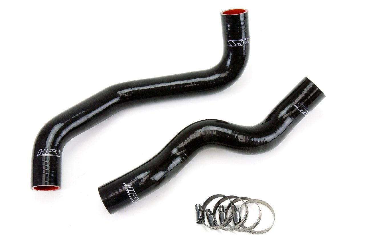 HPS Performance HPS Black Reinforced Silicone Radiator Hose Kit Coolant Infiniti 08-12 EX35