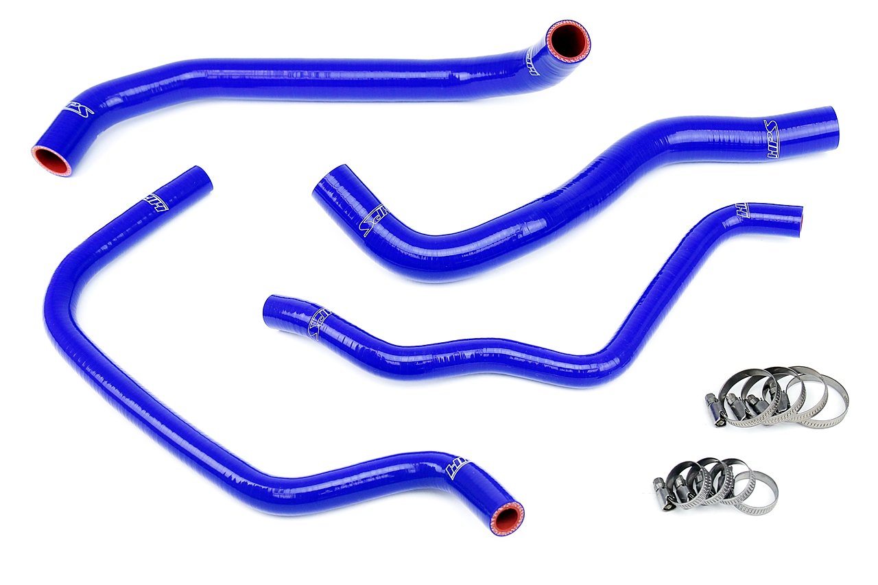 HPS Performance HPS Silicone Radiator and Heater Coolant Hose Kit 2008-2012 Honda Accord 2.4L, Red 57-1389-RED