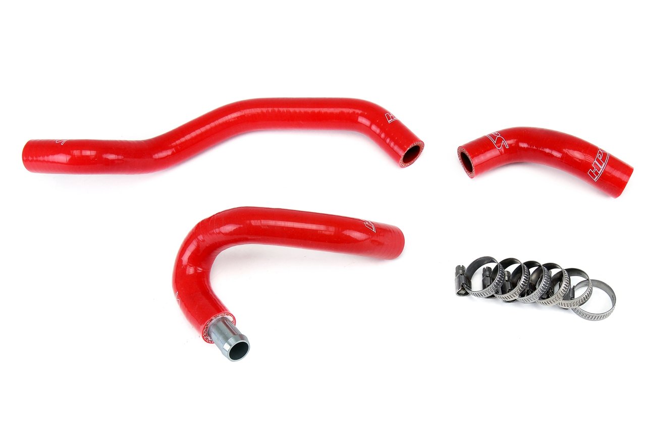 HPS Performance HPS Reinforced Silicone Heater Hose Kit Coolant, Infiniti 08-12 EX35, Red