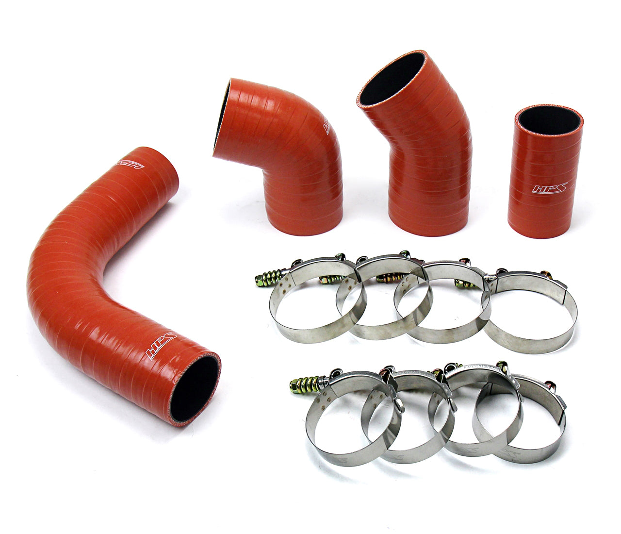 HPS Performance HPS High Temp Aramid Reinforced Silicone Intercooler Hose Boots Kit GMC 2002-2004 Sierra 2500 HD 6.6L Duramax LB7 Diesel