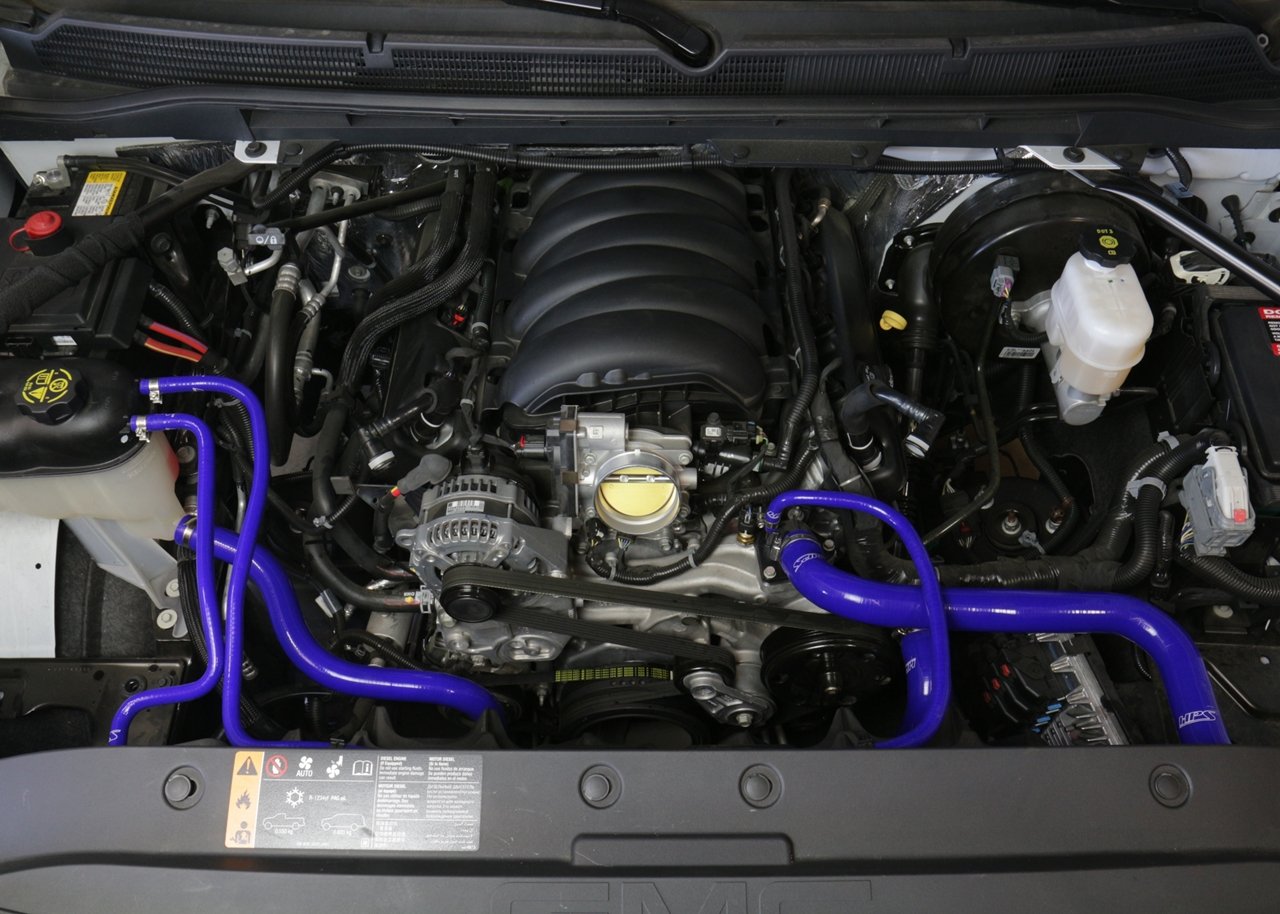 HPS Performance HPS Silicone Radiator Coolant Hose Kit Chevy 2014-2017 Silverado V6 4.3L, 57-1594R