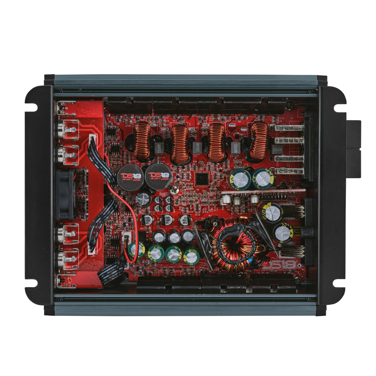 FRP Compact 4-Channel Full-Range Class-D Amplifier | 1200W RMS